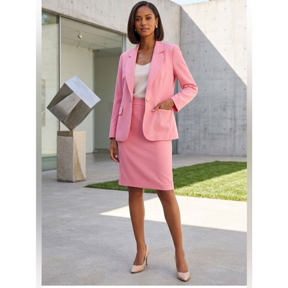 🔥 Take 50% OFF- Signature Collection 2pcs Women's Skirt Suit, Size-12P